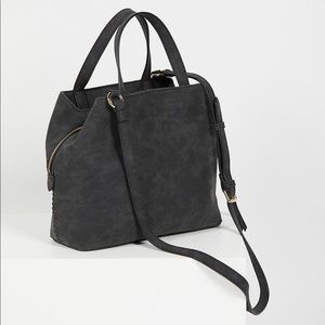 Free People Slouchy Tote in Charcoal